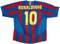 Camisa Retrô Barcelona 2005/06 Ronaldinho