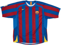 Camisa Retrô Barcelona 2005/06 Ronaldinho