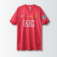 Camisa l Retrô Manchester United 2007/08