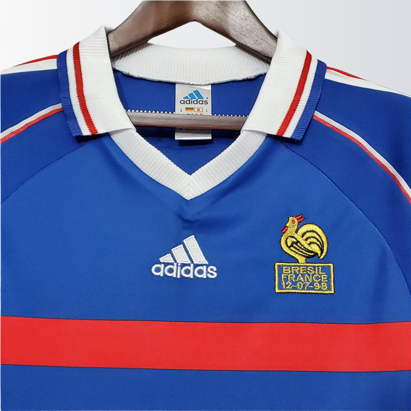Camisa Retrô da França Copa do Mundo de 1998