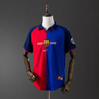 Camisa Retrô Barcelona Edição Comemorativa 100 Anos