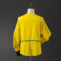 Camisa I Retrô Brasil Copa do Mundo 2002 Manga Long