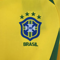 Camisa I Retrô Brasil Copa do Mundo 2002 Manga Long