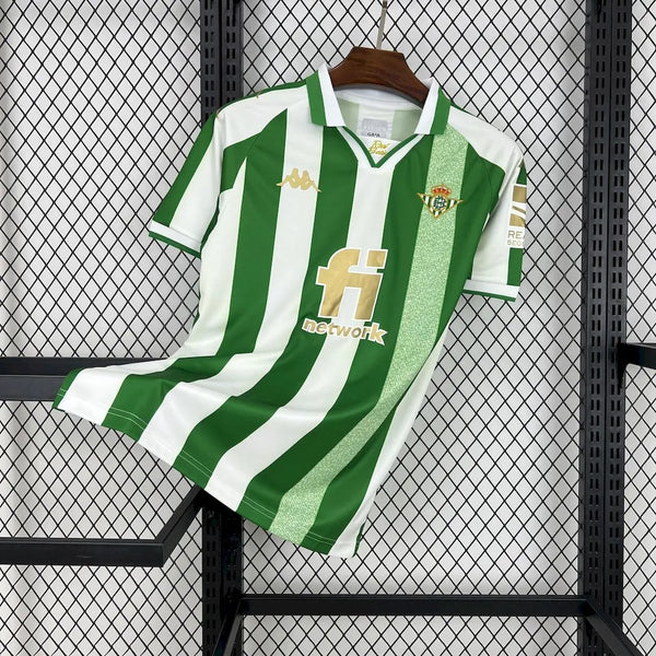 Camisa Retrô Dourada da Copa do Rei do Real Betis 2011/12