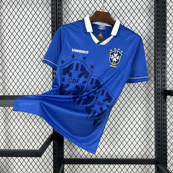 Camisa II Retrô do Brasil para a Copa do Mundo de 1994