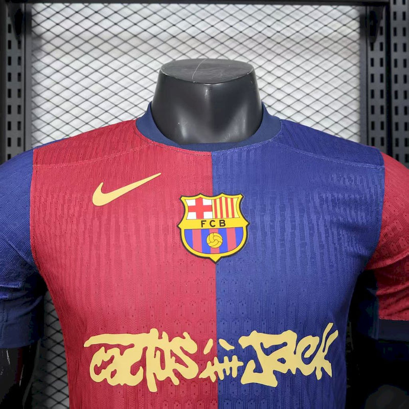 Camisa l Barcelona x Travis Scott Jogador