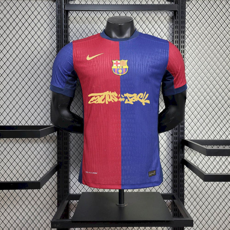 Camisa l Barcelona x Travis Scott Jogador