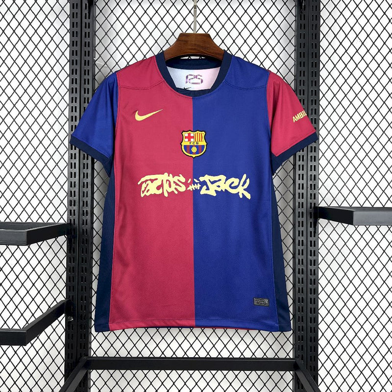 Camisa l Barcelona x Travis Scott Torcedor