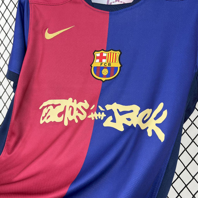 Camisa l Barcelona x Travis Scott Torcedor