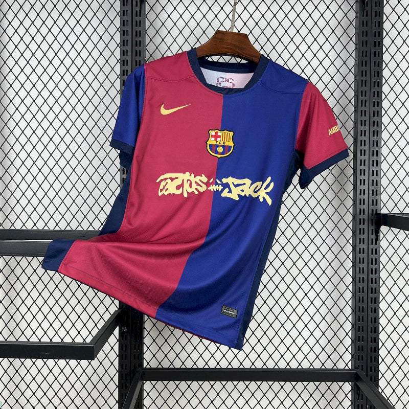 Camisa l Barcelona x Travis Scott Torcedor