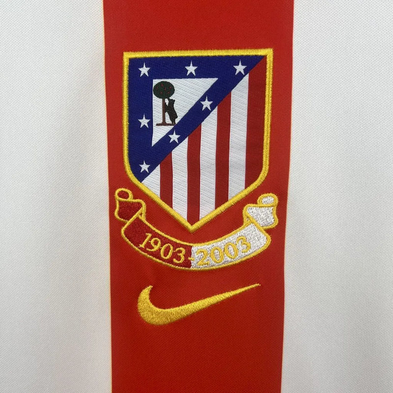 Camisa Retrô Atlético de Madrid Edição Centenário 1903/2003