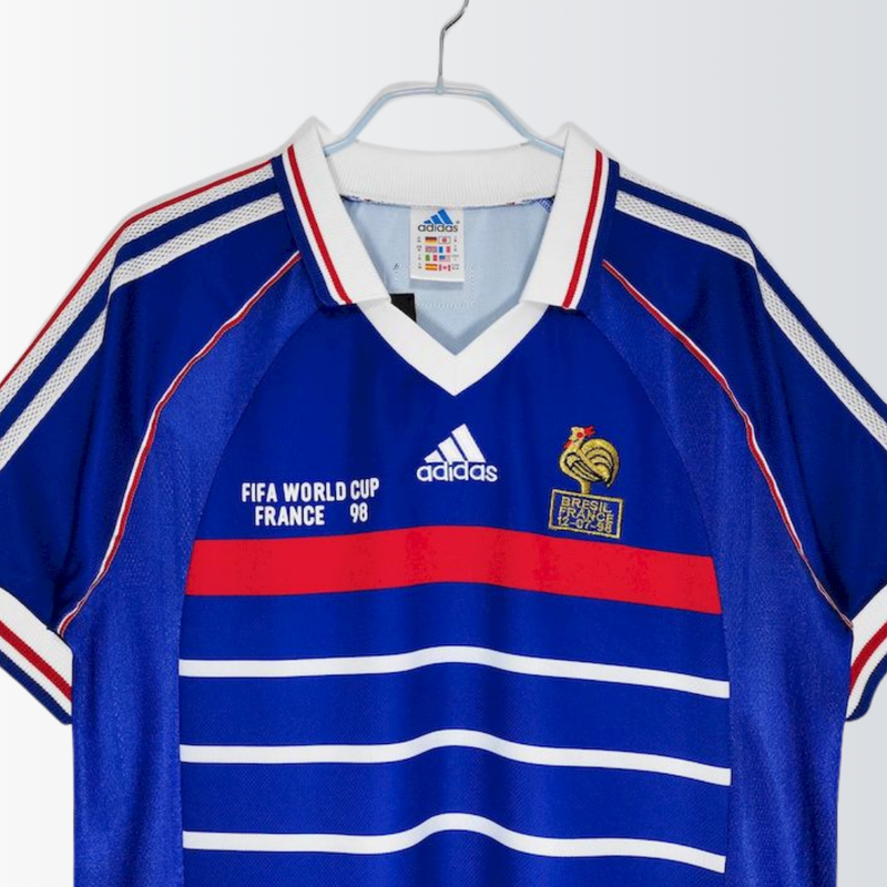Camisa Retrô da França Copa do Mundo de 1998