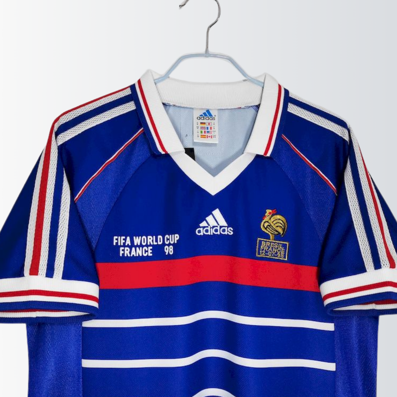 Camisa Retrô da França Copa do Mundo de 1998