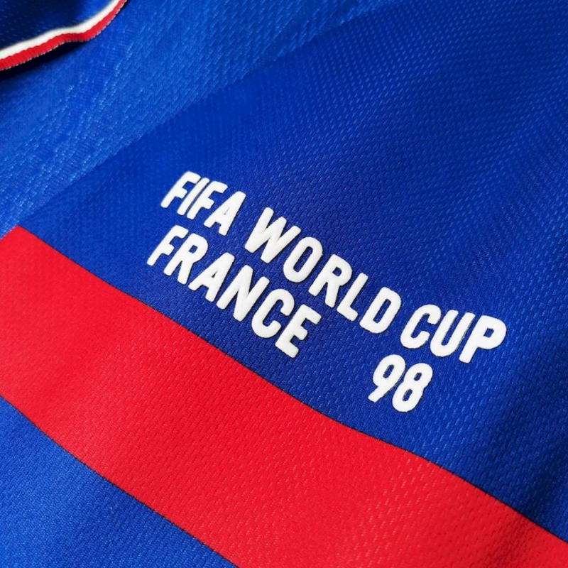 Camisa Retrô da França Copa do Mundo de 1998