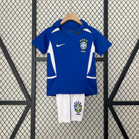 Camisa ll Retrô Brasil 2002 Kit Infantil