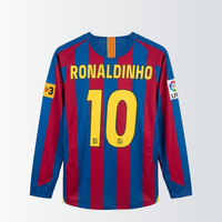 Camisa Retrô Barcelona 2004/05 Ronaldinho