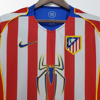 Camisa Retrô Atlético de Madrid 2004/05 Edição Spider-Man