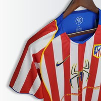 Camisa Retrô Atlético de Madrid 2004/05 Edição Spider-Man