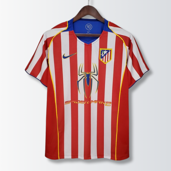 Camisa Retrô Atlético de Madrid 2004/05 Edição Spider-Man