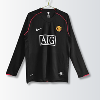 Camisa lll Retrô Manchester United 2007/08 Manga Longa