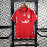 Camisa l Retrô Liverpool 2007/08 Steven Gerrard