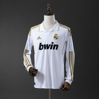 Camisa I Retrô Real Madrid 2011/12 Manga Longa