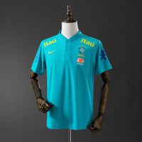 Camisa de Treino Retrô Brasil Pôlo