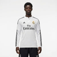 Camisa I Retrô Real Madrid 2014/15 Manga Longa