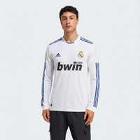 Camisa I Retrô Real Madrid 2010/11 Manga Longa