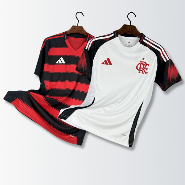 Kit Camisa l e ll Flamengo 25/26 Modelo Torcedor