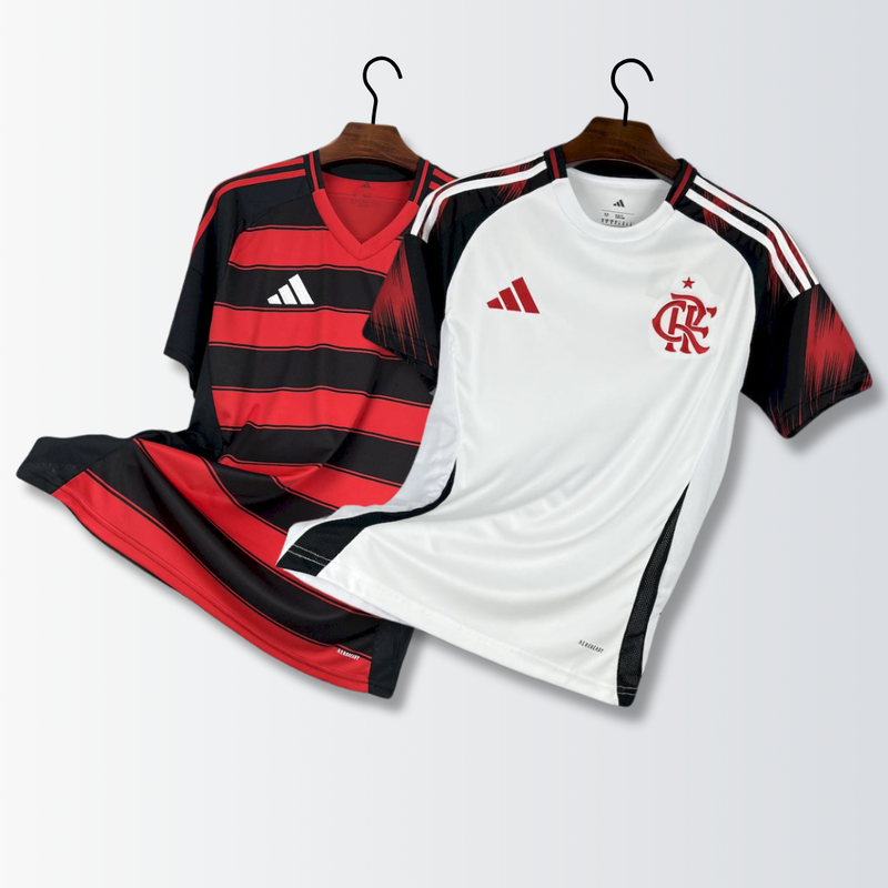 Kit Camisa l e ll Flamengo 25/26 Modelo Torcedor