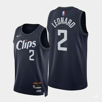 Regata azul masculina Kawhi Leonard 2024 – Edição City