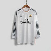 Camisa l Retrô Real Madrid 2013/14 Manga Longa