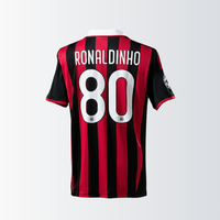 Camisa l Retrô Milan 09/10 Ronaldinho