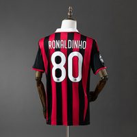 Camisa l Retrô Milan 09/10 Ronaldinho