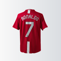 Camisa l Retrô Manchester United 07/08 Cristiano Ronaldo