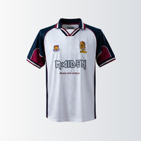 Camisa Retrô Iron Maiden x West Ham United 1999