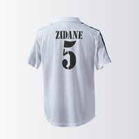 Camisa l Retrô Real Madrid 2001/02 Zidane