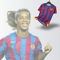 Camisa Retrô Legend - Barcelona 06/07 - Ronaldinho 10