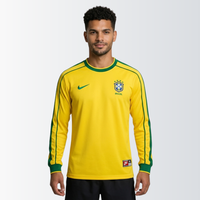 Camisa I Retrô Brasil Copa do Mundo 1998 Manga Longa