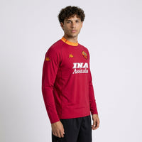 Camisa l Retrô AS Roma 2000/01 Manga Longa