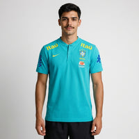 Camisa de Treino Retrô Brasil Pôlo