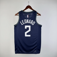 Regata azul masculina Kawhi Leonard 2024 – Edição City