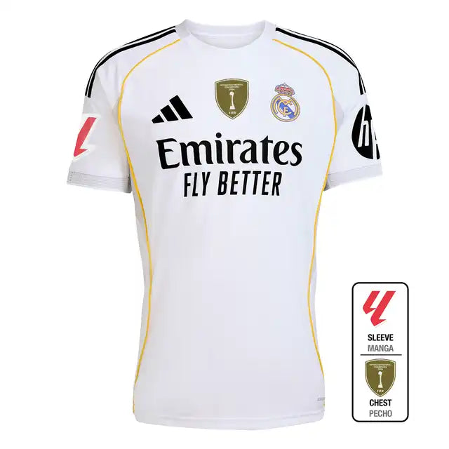 Camisa l Real Madrid 25/26 Torcedor