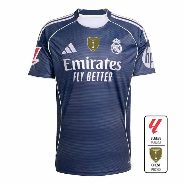 Camisa II Real Madrid 25/26 Torcedor