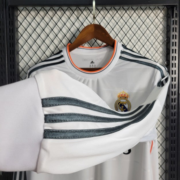 Camisa l Retrô Real Madrid 2013/14 Manga Longa
