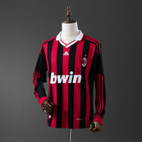 Camisa I Retrô Milan 2009/10 Manga Longa