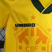Camisa Retrô Brasil 1993/94 Kit Infantil
