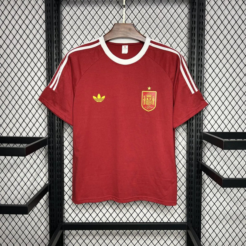 Camisa Espanha 24/25 Euro Estilo Retrô