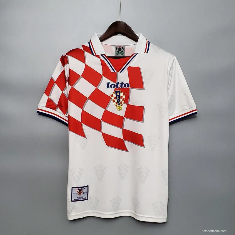 Camisa I Retrô da Croácia 1998